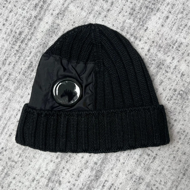 Beanie Cuffed Knit - Однотонная вязаная шапка-бини унисекс, теплая зимняя