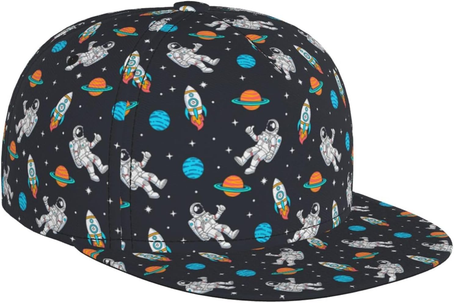 Golf Cap Dad - Мужская бейсбольная кепка, нарисованная вручную космическая