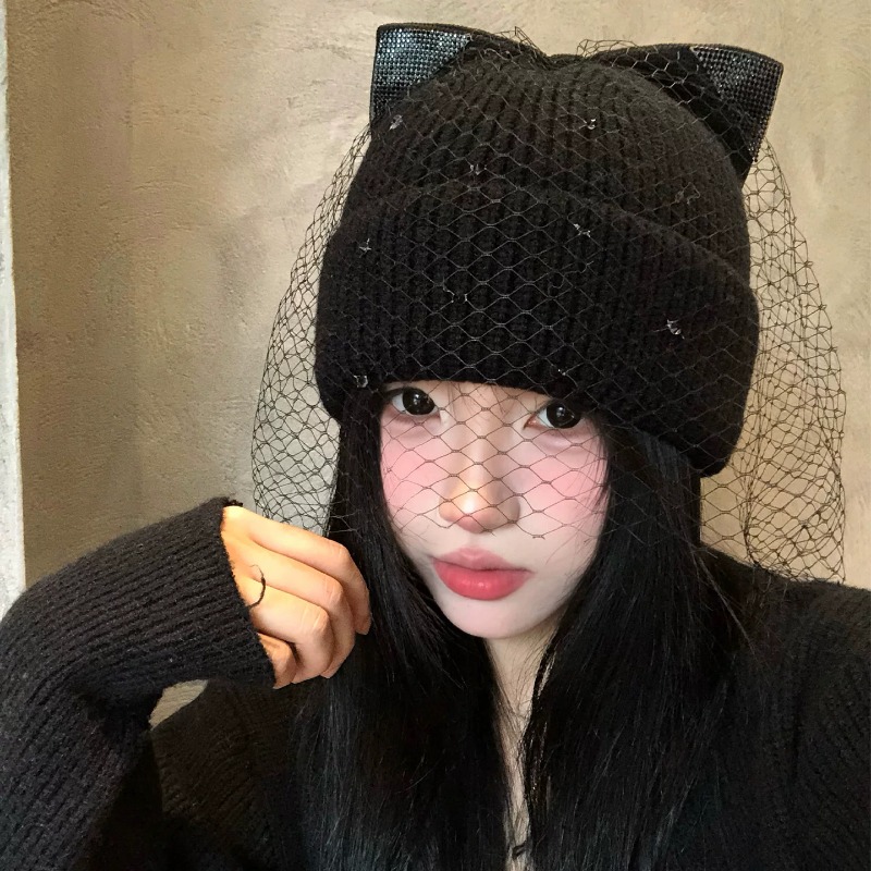 Вязаные шапки в стиле Y2K с ко – обзор и цена Beanie Cuffed Knit
