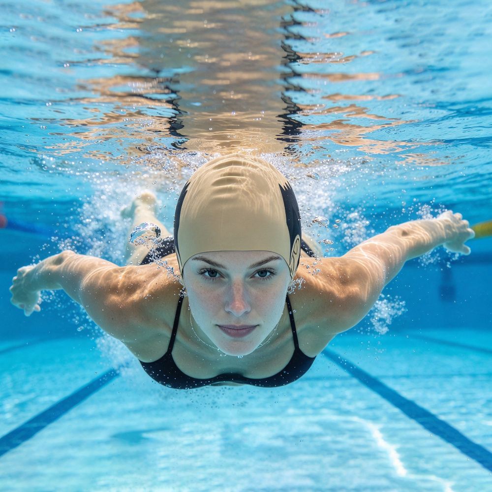 Водонепроницаемая шапочка для  – обзор и цена Swim Hat Silicone