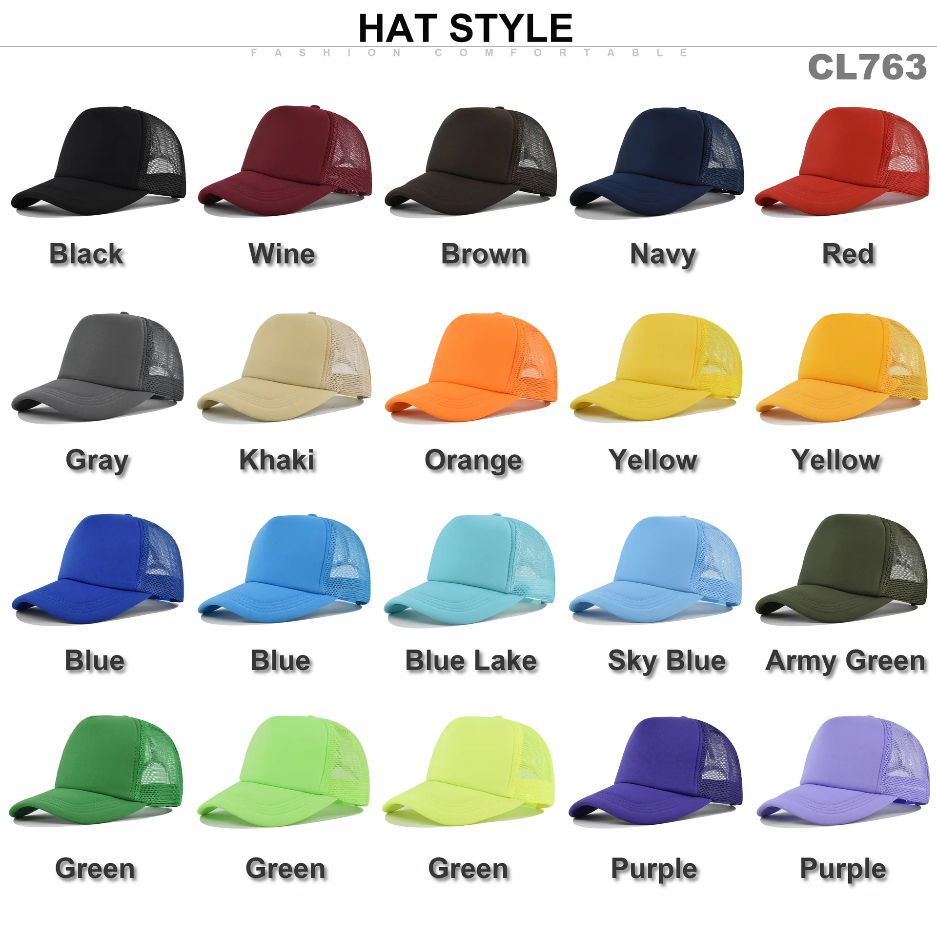 Модная унисекс бейсболка без р – обзор и цена Trucker Cap Mesh