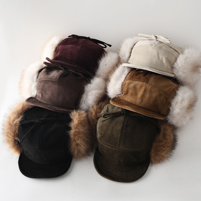 Вельветовая шапка-бомбер с 5 п – обзор и цена Corduroy Cap 5 Panel