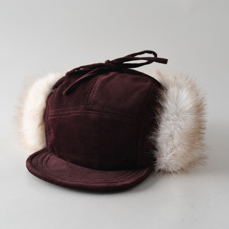 Вельветовая шапка-бомбер с 5 п – обзор и цена Corduroy Cap 5 Panel