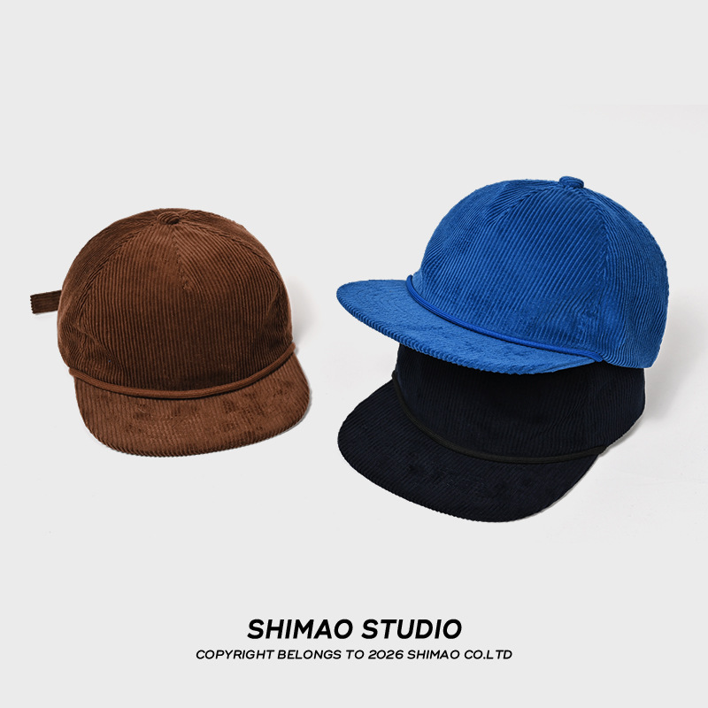Бейсболка унисекс с вышитым ло – обзор и цена Corduroy Cap 5 Panel