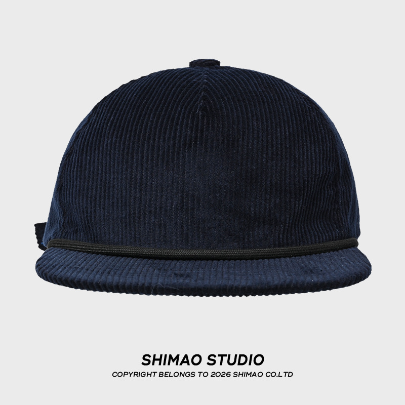 Бейсболка унисекс с вышитым ло – обзор и цена Corduroy Cap 5 Panel