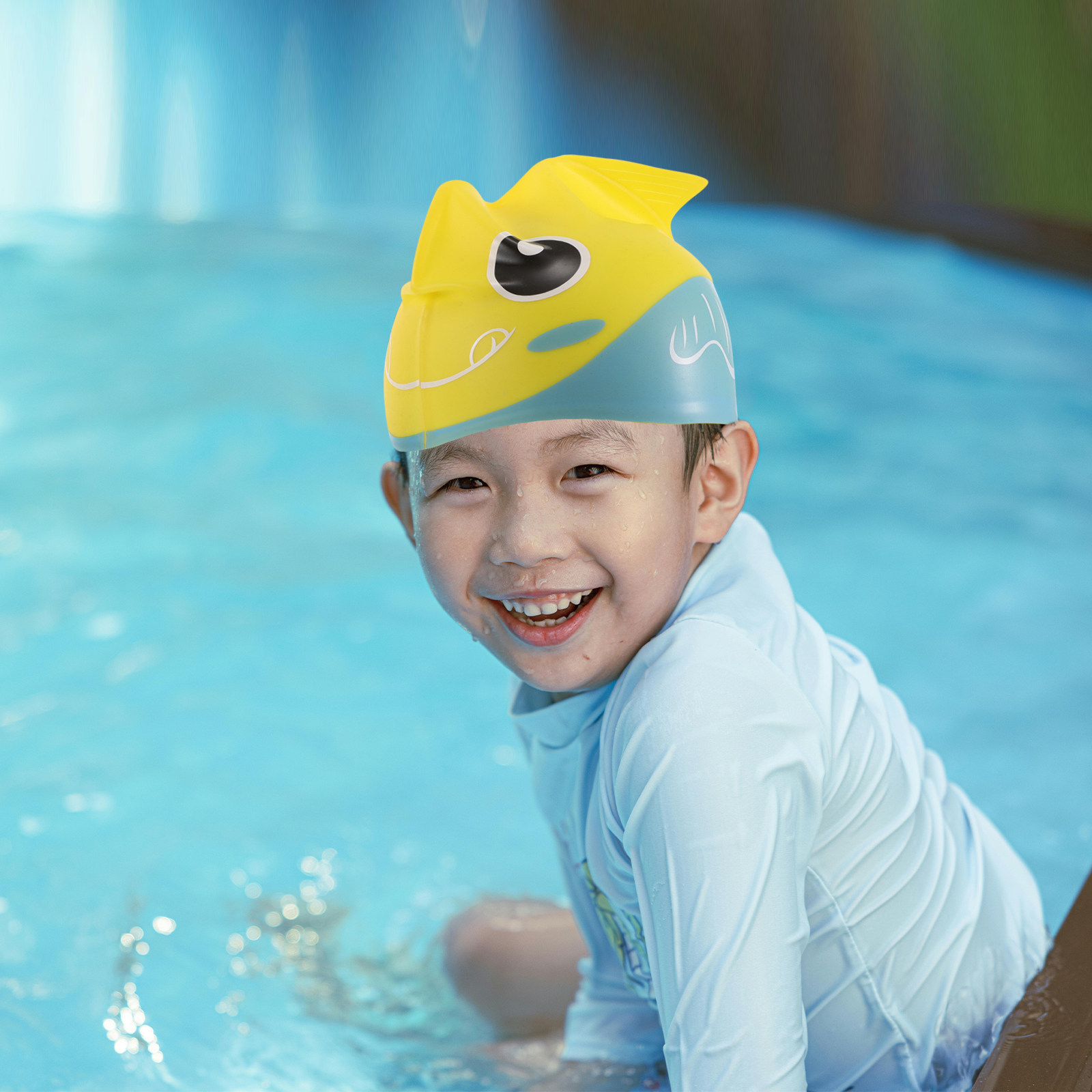 Детская силиконовая шапочка дл – обзор и цена Swim Hat Silicone