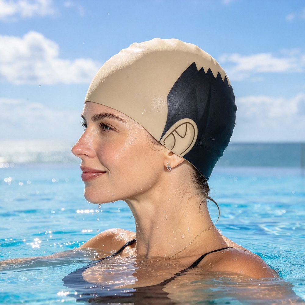 Водонепроницаемая шапочка для  – обзор и цена Swim Hat Silicone
