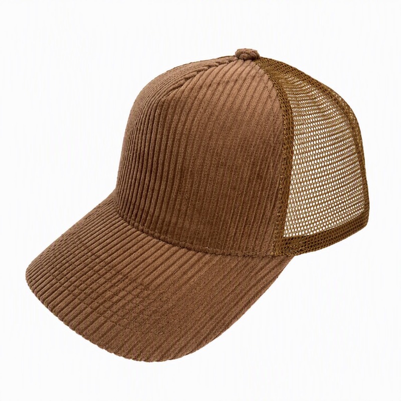 Бейсболки с вышитым логотипом  – обзор и цена Corduroy Cap 5 Panel